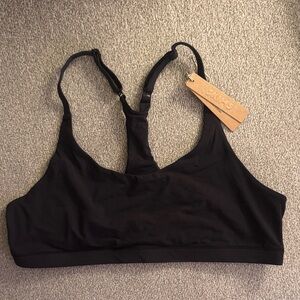 Skims Black Women's Lounge Bra Onyx Large